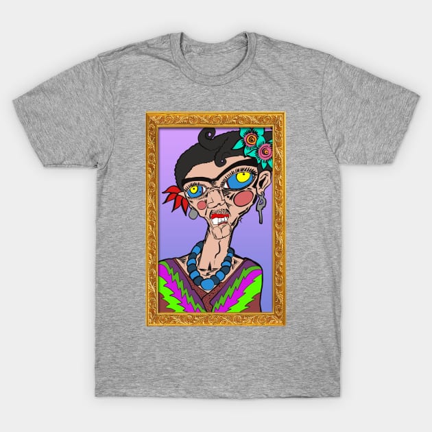 Uncanny Frida T-Shirt by TheDopestRobot